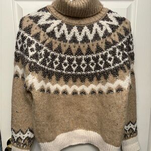 Pilcro Cream Knit Sweater from Anthropologie
